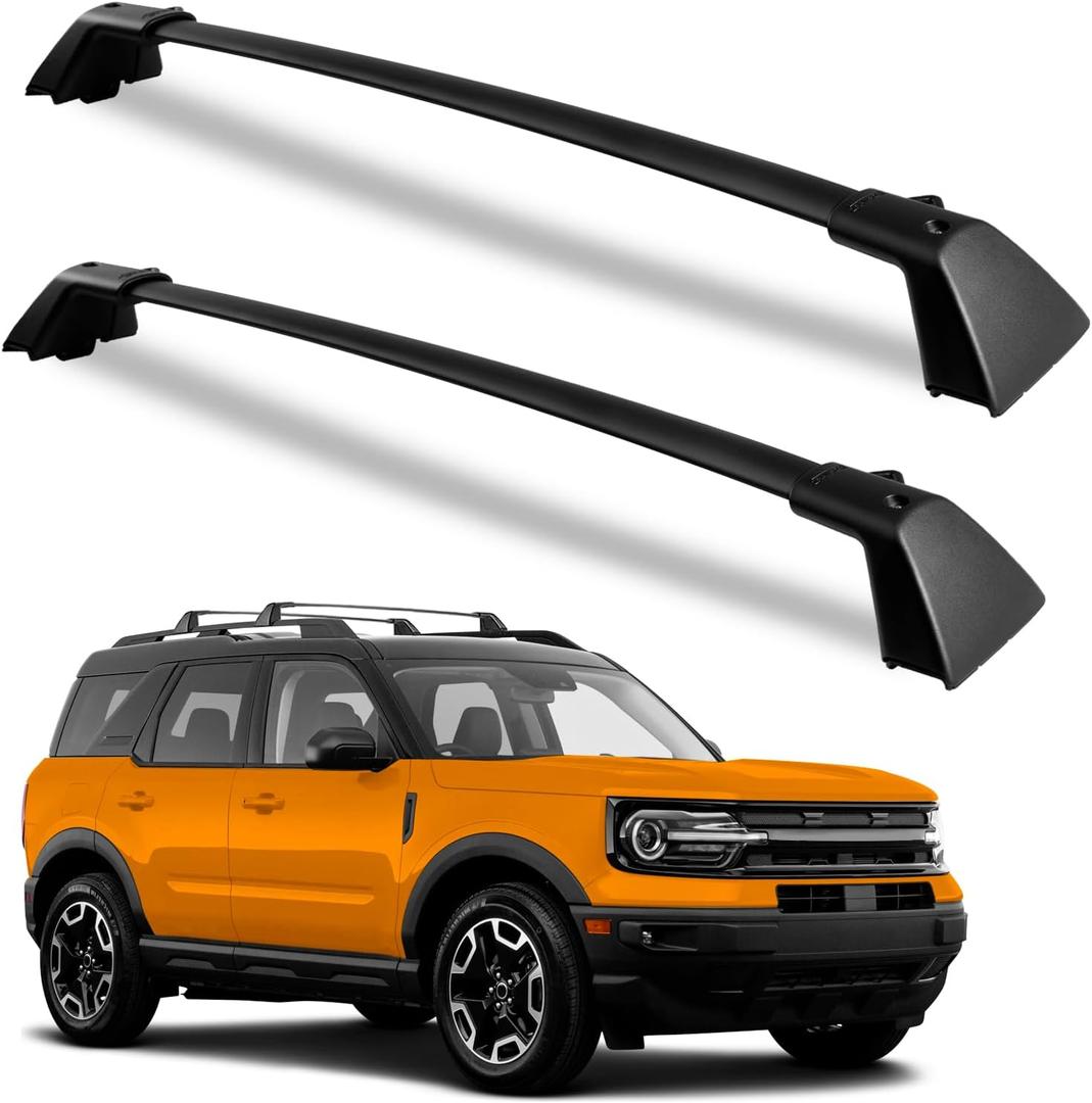 KINGGERI 265lbs Roof Racks Cross Bars for Ford Bronco Sport Base (On-Road) 2021-2026 Base & 2021 Outer Banks Models & 2021-2026 Big Bend, Heavy Duty Aluminum Crossbars All Metal