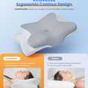 Ultra Pain Relief Cooling Pillow for Neck Support, Adjustable Cervical Pillow Cozy Sleeping, Odorless Ergonomic Contour Memory Foam Pillows, Orthopedic Bed Pillow for Side Back Stomach Sleeper