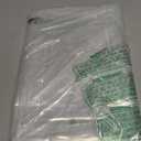 sancua 100% Waterproof Rectangle PVC Tablecloth - 60 x 140 Inch - Oil Proof Spill Proof Vinyl Table Cloth, Wipe Clean Table Cover for Dining Tables, Buffet Parties and Camping, Crystal Clear