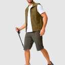 Men's Mountain Bike Shorts Stretch Cycling Biking Bicycle Quick Dry Hiking Shorts for Men Zipper Pockets (Medium)