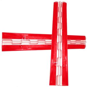 WENTING Transparent Acrylic 300 mm Continuous Piano Hinge 12" Acrylic Hinge 2-Piece Set for DIY Transparent Box, Display Stand (Self-Adhesive)