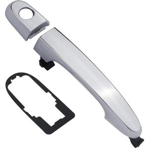 APPERFiT Exterior Door Handle Chrome w/Gasket Pad Compatible with Kia Sorento 2011 2012 2013 2014 2015 Front Door Left Driver Side Panel Replaces 826512P010 826522P020 826542P000 (FL)