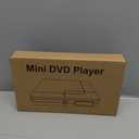 Mini DVD Player with Remote Control - All Region Free 1080P HD Small Compact CD DVD Player for Smart TV & Projector, Features HDMI Output, Headphone Jack, USB 2.0 Input, PAL/NTSC Support