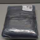 Funfurry Waterproof Guinea Pig Cage Liner, Washable Tarp Bottom Base, Cage Liners for Small Animals, Hamster, Chinchilla, Hedgehog, Ferret, Rabbit. (Dark Grey-Paw, 24" X 48")