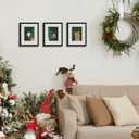 Upsimples 8x10 Picture Frame, Display Pictures 5x7 with Mat or 8x10 Without Mat, Wall Hanging Photo Frame, Black, 1 Pack