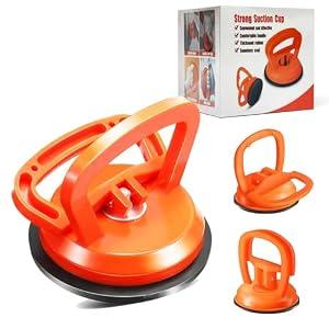 Dent Puller, 2025latest Upgraded Model Car Dent Puller, 3-Pack Car Handheld Puller, Strong Car Dent Remover, Suction Cup Dent Puller and Paintless Car Dent Repair Kit.Suitable for Car Body Dents（Orange）