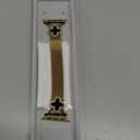 Joyozy Slim Metal Band Compatible with Apple Watch Band 38mm 40mm 41mm 42mm 44mm 45mm 46mm 49mm Skinny Magnetic Strap with Bling Charms, Cute Stainless Steel Band, Dressy Thin iWatch Bracelet for Women (Gold)