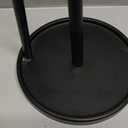 Jesginboo Paper Towel Holder Countertop, Black Kitchen Paper Towels Holder, Paper Roll Holder with Weighted Base