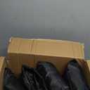 Kovshuiwe Patio Furniture Covers,4-Piece Outdoor Veranda Patio Garden Furniture Covers Set Waterproof - Upgraded 420D Heavy Duty Oxford Fabric Rattan Furniture Cover for Chair Sofa(Black)