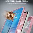 Miracase Magnetic for iPhone 17 Pro Case 6.3" [Compatible with MagSafe] Full-Body Phone Case with Built-in Glass Screen Protector & Camera Control,Drop Proof iPhone 17 Pro Cover, Lilac