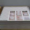 5 Pack Stackable Closet Storage Basket - Stackable Storage Bins, Multifunctional & Foldable Closet Organizer Waterproof, Wardrobe Cupboard Space-Saving Hat Storage Drawer Organizer, White