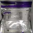 VCE Brush Wall Plate Cable Pass Through, Single Gang Decorator Wall Cover for Low Voltage Cables, In-Wall Cable Management for Wall Mount TV (White), 2-Pack