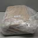 Peohud 4 Pack Bamboo Serving Trays with Handles, Rectangular Kitchen Food Tray for Eating, Dinner Trays for Eating on Couch, Wood Serving Platter for Breakfast, Tea, Bar, Restaurant, Party or Bed