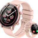Vamout Smart Watch, 1.39" Smartwatch for Women (Answer/Make Call), Fitness Activity Tracker with Heart Rate & Sp02 Monitor, 100+ Sport Modes, IP68 Waterproof Fitness Watch for Android iOS (Rose Gold)