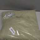 NICETOWN Waffle Weave Linen Sage Green Curtains for Bedroom, Privacy Farmhouse Drapes Light Filtering Window Treatments for Living Room, W52 x L84, 2 Panels