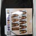 Sensationnel Bare Lace 13X6 Wigs - Unit 3 Lacefrontal Glueless Synthetic 180 Degree Preplucked Hairline (2 DARKBROWN)