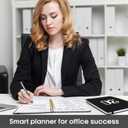 2 x 2026 Planner, Weekly and Monthly Calender Planner, Jan 2026 to Dec 2026, Hardcover 2026 Calendar Book with Tabs & Inner Pocket, Office Home School Supplies for Women & Men - A5 (6.3" x 8.5"), Black