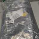 OLANLY Indoor Door Mat, 32x20, Dirt Resistant and Absorbent, Sturdy Non-Slip Rubber Backing, Easy to Clean, Washable Low-Profile Doormat for Entryway, Charcoal