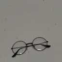 Spooktacular Creations Halloween Black Wizard Glasses, Old Men Round Wire Costume Glasses Accessory for Men Women Halloween Dress Up, Halloween Costume Prop (Black)