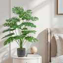 Florisso 28" Artificial Monstera Plant Tall Fake Faux Plants Indoor Outdoor Tree for Living Room Home House Decoration