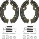 EZGO Brake Shoes Pads Spring Kit Fit EZGO TXT/Medalist 19972008, ST350 Gas 2000-2012, Workhorse 800 Gas 1997-2012, Yamaha 95-02 G14, G16,G19 Electric, G20 Gas, OEM 27943G01 70795G01 27944-G01