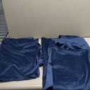 Blue Velvet Curtains 84 inches - Blackout Curtains for Living Room, Thermal Insulated Noise Reducing Panels Soft Luxury Window Decor for Kids Bedroom, Navy Blue, W52 x L84 inches, 2 Panels