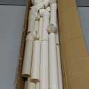 SOFARKKT 7FT Standing Cross Large DIY Cross Tree PVC Stand with Accessories for Christmas Light Up Cross Easter Outdoor Decorations Jesus Christ Cross Craft for Home Outside Religious Decor(No Lights)