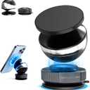Magnetic Phone Holder for Car with 360 Adjustable Vacuum Spherical Design Phone Mount for Car Home Gym Office Compatible for iPhone 17 Pro Max 16 15 14 13 12 Air Plus and Android