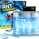 Light-up Ant Farm Terrarium Kit for Kids  LED Habitat for Live Ants with Nutrient Rich Gel - Watch Them Dig Their Own Tunnels - Nature Learning, Science Toys, Experiment Gift for Boys & Girls