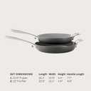 All-Clad HA1 Ceramic Nonstick, 2-Piece Fry Pan Set, Induction Ready