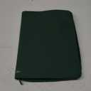 9 Pocket Zipper Card Binder, Fabmaker 360 Trading Card Holder Book, Premium PU Cover Zip Binder for Cards, Durable Side Loading Card Folders Album for MTG, TCG, Game Cards, Sports Cards, Dark Green (9 Pocket - 13.9" x 10.5")