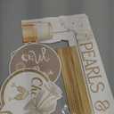 Pearls and Prosecco Bridal Shower Decorations Pearl Photo Booth Props Frame for Bows Pearls Wedding Bachelorette Bride to Be Party Supplies