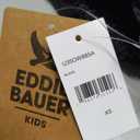 Eddie Bauer Boys' Quest Plush High Pile Faux Sherpa Hooded Jacket (Black, XS)