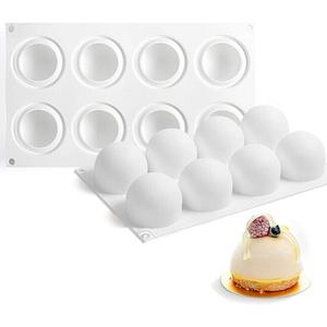 3D Ball Shape Sphere Silicone Molds,Baking Mold for Mousse Cake,Silicone Mold for Baking Cakes, French Dessert for Pastry Chocolate,Soap and Ice Cream