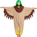 Adult Wild Duck Onesie Pajamas,Wild Duck Costume animal Costume (X-Large)