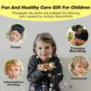 Small Ice Pack, Boo Boo Ice Pack for Kids, Multiple Color Ice Packs, Reusable Instant Cooling Relieves Pain (Chocolate)