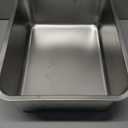 Kirecoo Stainless Steel Cat Litter Box - Metal High Sided Cat Pan, Large Stainless Steel Box, Indoor Litter Tray, Non Stick, No Smell, Easy to Clean, Pet Toilet Supplies for Kitten, Kitty, Rabbit (17.52" L x 13.58" W x 5.9" H)