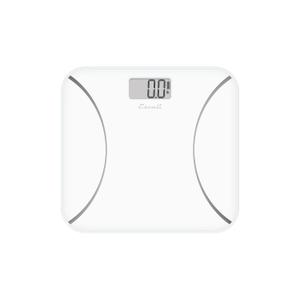 Escali Kinetic Bathroom Scale for Body Weight with Battery-Free Body Scale Design, White