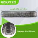 764-05082 Bagger Flex Hose Compatible with MTD CUB RZT Cadet Riding Mower 36" 42" 46" 50" 54" Rear Fast Double Bagger Replace 19A30031,19A30045 19A70052