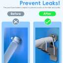 SHAPON 2Pcs Swimming Pool Pipe Holders, Above Ground Pool Accessories Compatible with Intex Pools, Pool Hose Support Bracket Prevents Pipe Sagging for Pool Accessories