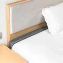 DEEPSHARK Bed Gap Filler for Full Mattress, High-Density 45D Sponge, Removable and Washable Cover, Mattress Extender Filler for Headboard Gap, Bed Space Crack, Wall(54"2"6", Full) (Grey)