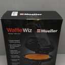 Mueller Heart 5 Waffle Maker, Waffle Iron, Adjustable Browning Control & Nonstick, Cool Touch Handle, Easy to Clean, Small Kitchen Appliances