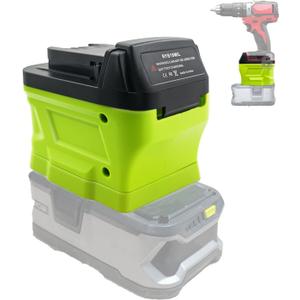 P107 Adapter for Ryobi 18V Battery Convert to for Milwaukee M18 18V Battery, Fit for Milwaukee M18 18V Cordless Tool and for Ryobi 18V ONE+ Battery P108 Use (Adapter Only)