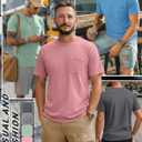 Neer 5 Pack Men's Big and Tall Pocket T-Shirt Crew Neck Short Sleeve Shirt Slim Fit Lightweight Top Casual Basic Tee (Gray, XL)