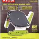 RYOBI 2-in-1 Fixed Line and Bladed Head AC052N1 - Accessory for Auto Feed String Trimmers