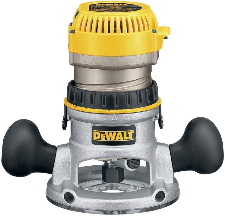 DEWALT Router, Fixed Base, 12-Amp, 24,000 RPM Variable Speed Trigger, 2-1/4HP, Corded (DW618)