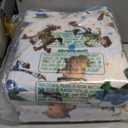 NoJo Disney Toy Story Taking Action Blue, Green and Yellow 4 Piece Toddler Bed Set - Comforter, Fitted Bottom Sheet, Flat Top Sheet, and Reversible Pillowcase