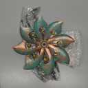 VEWOGARDEN Garden Decor Wind Spinners, Small Waterproof Metal Pinwheels Wind Spinner for Yard and Garden 37 * 10inches (Single Blade)