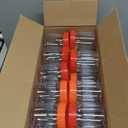 novelinks 8oz Plastic Jars With Lids Colorful Lid Mason Jars 48Pack 8 oz Plastic Containers With Lids For Diy Food Milkshake Salads Snake Jams Spices (48)