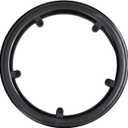 Bike Chain Guard Bicycle Chain Wheel Protector Portable with 5 Holes Sprocket Cover Mountain Bike for BMX Bikes Repair Parts (Black)